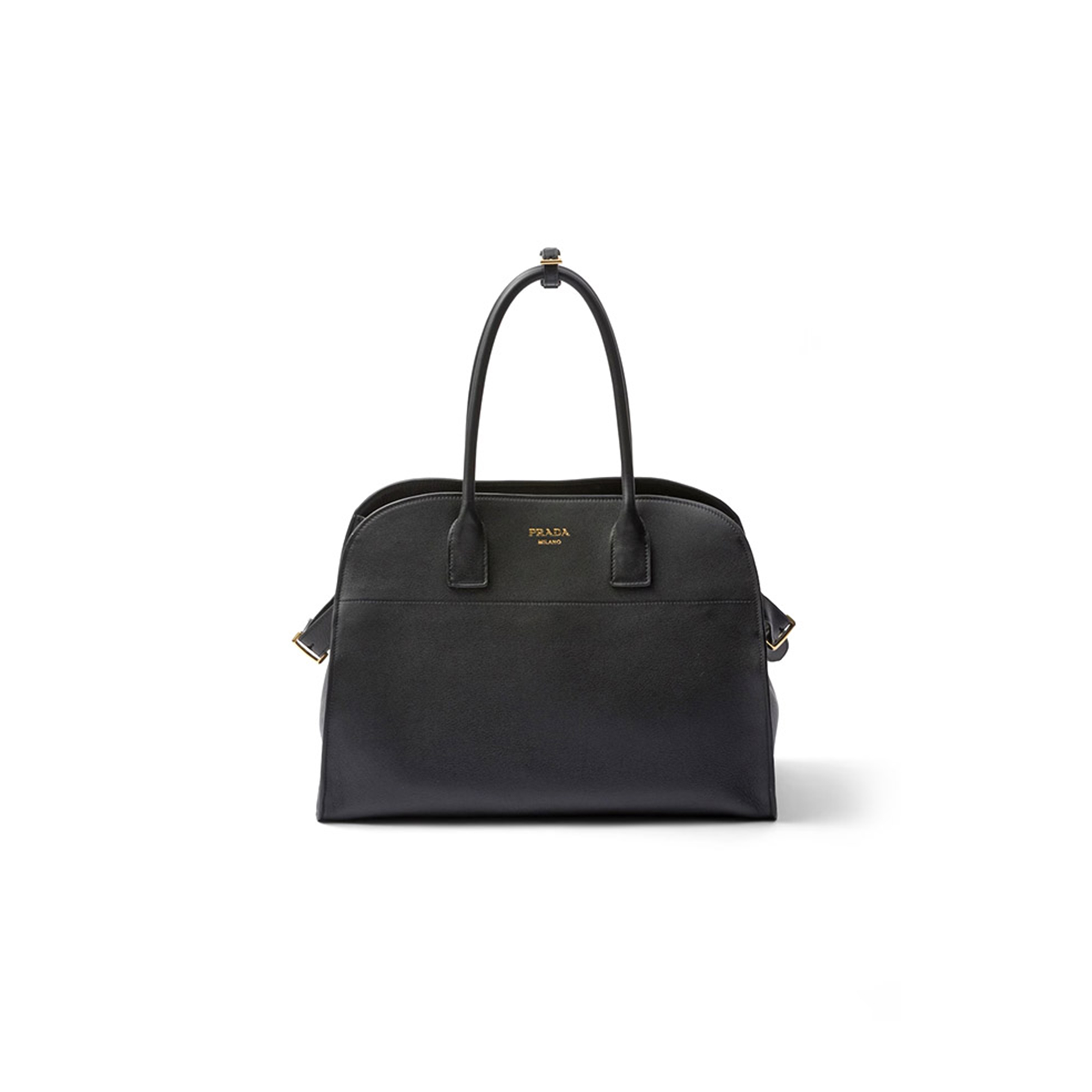 PRADA LARGE LEATHER TOTE BAG WITH BUCKLES 1BG508 (40*29*20cm)
